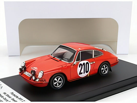 【予約】PORSCHE 911T クーペ (ナイトバージョン) N 210 優勝 ラリーモンテカルロ 1968 ヴィック・エルフォード デイビッド・ストーン オレンジ/Trofeu 1/43ミニカー 150台限定