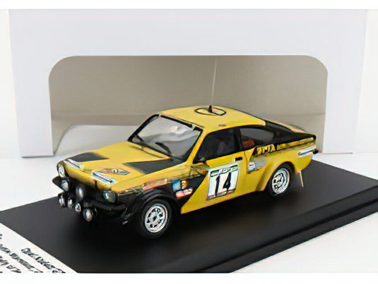 OPEL KADETT GTE (nighr version) N 14 RALLY PORTUGAL 1978 ACHIM WARMBOLD CLAES BILLSTAM YELLOW BLACK/Trofeu 1/43ミニカー