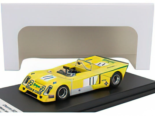 CHEVRON - B23 N 11 7th RALLY VILA REAL 1973 JOSE MARIA JUNCADELLA - YELLOW/TROFEU 1/43ミニカー