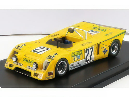 CHEVRON B23 TEAM ESCUDERIA MONTJUICH N 27 24h LE MANS 1973 J.JUNCADELLA J.DE BAGRATION YELLOW/TROFEU 1/43ミニカー