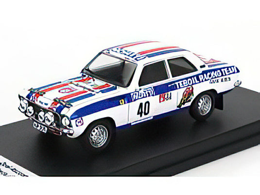 OPEL ASCONA (night version) N 40 RALLY 1000 LAKES 1973 HANNU VALTAHARJU RAIMO HALM WHITE BLUE RED/Trofeu 1/43ミニカー 150台限定