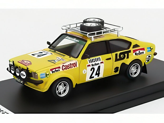【予約】OPEL KADETT GTE ナイトバージョン N 24 ラリー モンテカルロ 1978 イェジー ランズベルク マレク ムシンスキ イエロー/ Trofeu 1/43 150台限定ミニカー