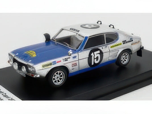 FORD ENGLAND CAPRI 2600 N15 東アフリカサファリラリー 1970 ロビンC.ヒリヤー ジョンエアード グレーメタリックブルー/ Trofeu 1/43 150台限定ミニカー