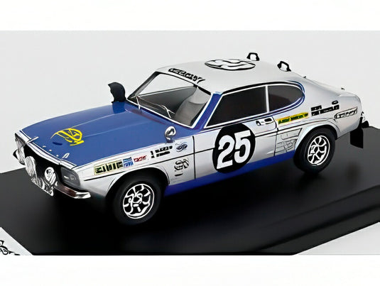 FORD ENGLAND CAPRI 2600 ナイトバージョン No25 イーストアフリカンサファリラリー 1970 ディーター グレムサー クラウス カイザー グレーメタリック ブルー/ Trofeu 1/43 150台限定ミニカー