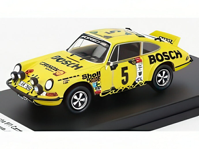 【予約】PORSCHE 911 CARRERA RS クーペ N 5 ラリー イーストアフリカン サファリ 1973 S.ザサダ M.ヴィエン イエロー/ Trofeu 1/43 150台限定ミニカー