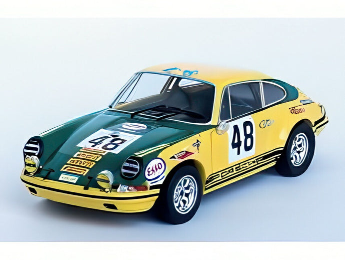 【予約】PORSCHE 911S クーペ TEAM J.P.ハンリウド N 48 ルマン24時間 1971 マリオ・イロット ジャンピエール・ハンリウド イエローグリーン/Trofeu 1/43ミニカー 150台限定