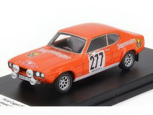 FORD ENGLAND カプリ 2600 ナイトバージョン N 277 モンテカルロ 1973 JOCHI KLEINT オレンジ 150台限定/ Trofeu 1/43 ミニカー