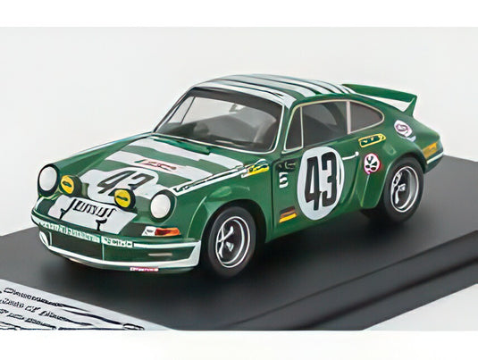 【予約】PORSCHE 911 CARRERA RS N43 ルマン24時間 1973 ユルゲンツィンク ゲルトクイスト マンフレートラウブ グリーンホワイト/ Trofeu 1/43 150台限定ミニカー