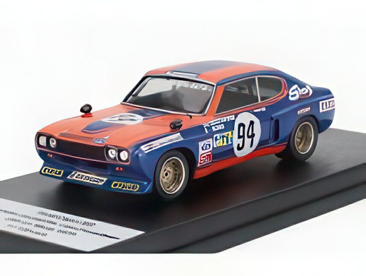 FORD ENGLAND カプリ 2600 RS チーム エキュリー ツアーズ オート 94号車 ルマン24時間 1975 クリスチャン・グートピフル ジャン=ピエール・ボダン ブルーオレンジ/ Trofeu 1/43 150台限定ミニカー