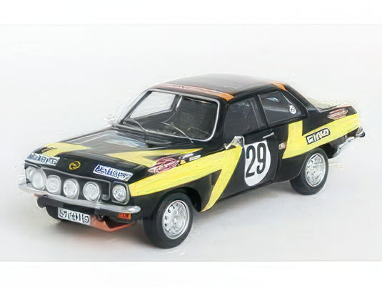 【予約】12月以降発売予定OPEL アスコナ (ナイトバージョン) N 29 ラリー バルティック 1975 ホルガー・ボーネ フランツ・ヨーゼフ・モールマン ブラック イエロー/ Trofeu 1/43 150台限定ミニカー
