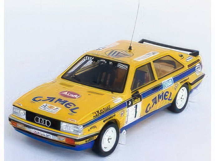 【予約】12月以降発売予定AUDI クワトロ クーペ N 1 2位 ラリー アルガルヴェ 1987 アッティラ・フェルヤンツ ヤーノシュ・タンダティ イエロー/ Trofeu 1/43 150台限定ミニカー