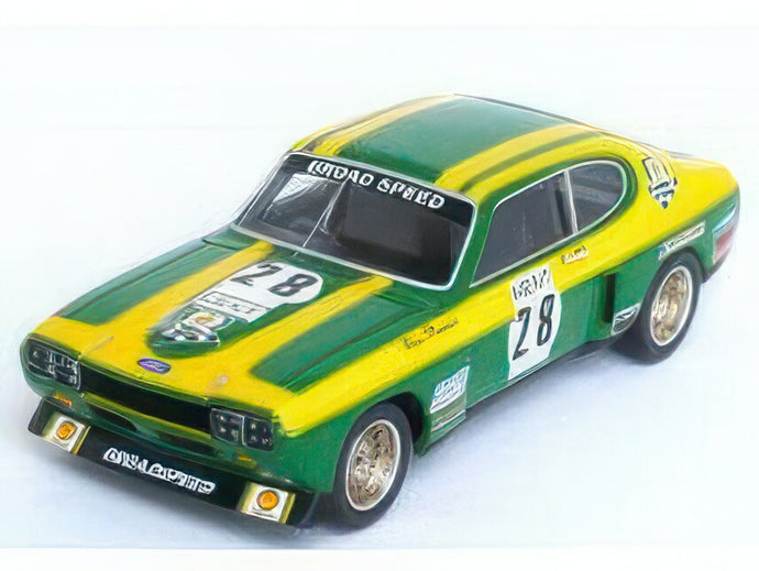 【予約】12月以降発売予定FORD ENGLAND カプリ RS 2600 N 28 ラリー ツーリストトロフィー 1973 アンディ・ラウス グリーン イエロー/ Trofeu 1/43 150台限定ミニカー