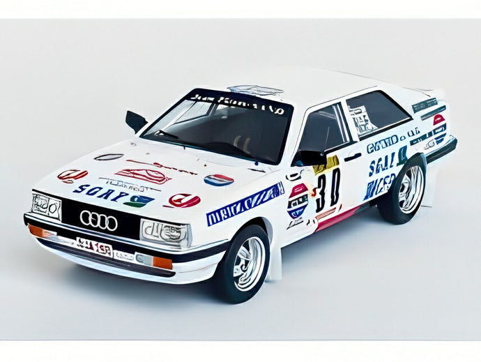 【予約】12月以降発売予定AUDI QUATTRO クーペ N30 ラリーモンテカルロ 1987 ホワイト/ Trofeu 1/43 150台限定ミニカー