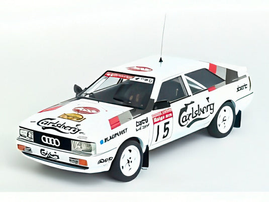 【予約】2026年発売予定AUDI QUATTRO クーペ N15 1987年 ラリーコンドロス B.ミュンスター J-M.ドゥムルメステール ホワイト/ Trofeu 1/43 150台限定ミニカー