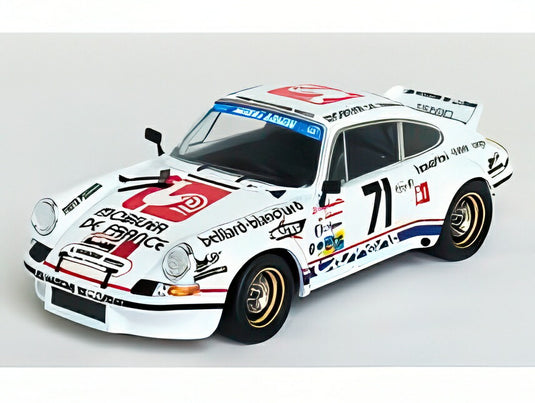 PORSCHE 911 カレラ RSR クーペ No.71 1975 ルマン24時間 ホワイト/ Trofeu 1/43 150台限定ミニカー
