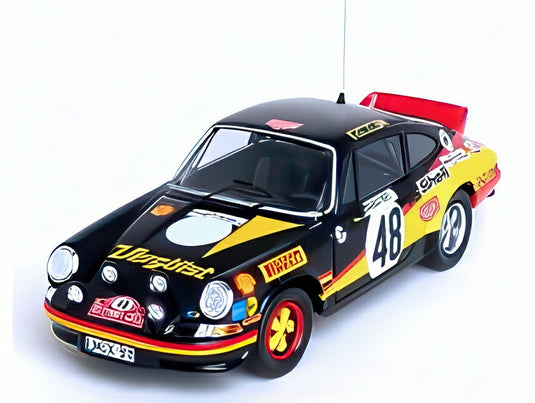 PORSCHE 911 カレラ RS クーペ ナイトVer. No.48 1976 ラリーモンテカルロ ブラック イエロー レッド/ Trofeu 1/43 150台限定ミニカー