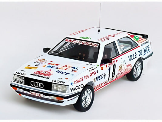 【予約】2026年発売予定AUDI QUATTRO クーペ 18号車 ラリーモンテカルロ 1987 Tchine G.Thimonier ホワイト/ Trofeu 1/43 150台限定ミニカー