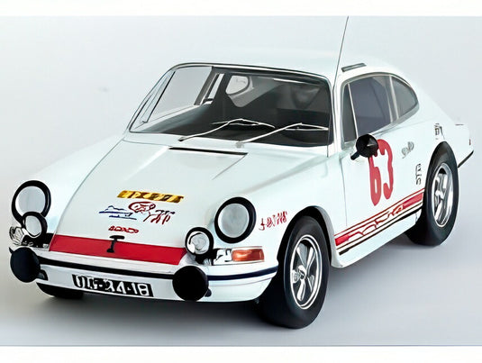 【予約】PORSCHE 911S クーペ N 63 ラリー TAP 1969 A.ヌネス F.フォンセカ ホワイト/ Trofeu 1/43 150台限定ミニカー