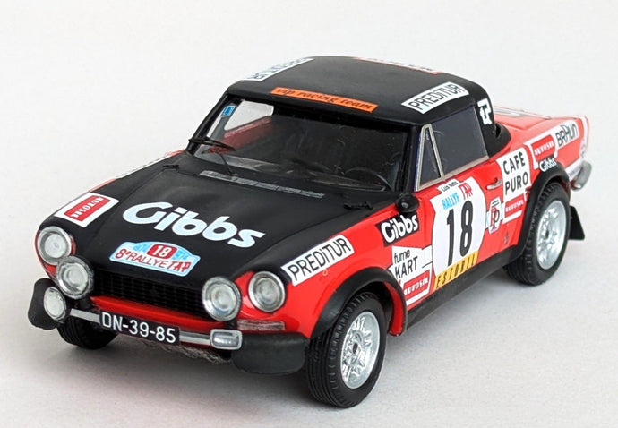 【予約】2026年発売予定FIAT 124 SPORT 1600 SPIDER N25 TAPラリー 1974 ルイスネット ジョカメス レッドブラック/ Trofeu 1/43 モデルキットプラモデル