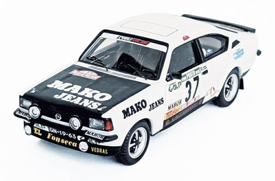 【予約】OPEL カデット GT/E (ナイトバージョン) #37 ラリーポルトガル 1983 ボルジェス/ラブラドール ホワイト/ブラック 150台限定/ Trofeu 1/43 ミニカー