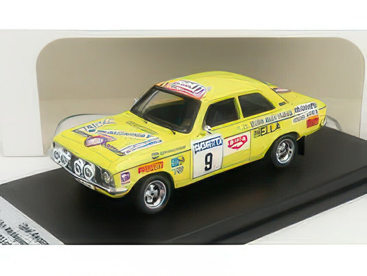OPEL ASCONA A N 9 RALLY 1000 LAKES 1974 B.WALDEGAARD A.HERTZ YELLOW/TROFEU 1/43ミニカー