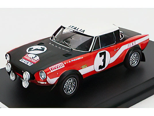【予約】12月以降発売予定FIAT 124 ABARTH (night version) N 3 RALLY OF POLAND 1973 A.PAGANELLI N.RUSSO RED BLACK WHITE/Trofeu 1/43ミニカー 150台限定
