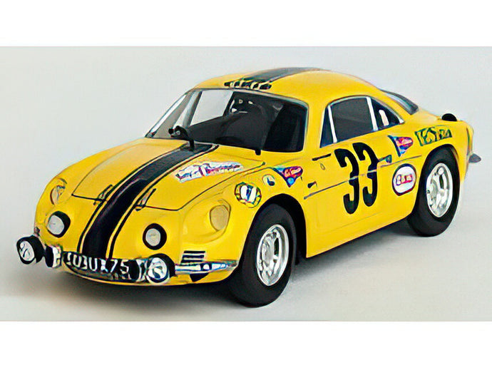 【予約】12月以降発売予定RENAULT A110 ALPINE (night version) N 3 RALLY TAP 1968 DAN BLAIN CHRISTIAN MELVILLE YELLOW BLACK/Trofeu 1/43ミニカー 150台限定