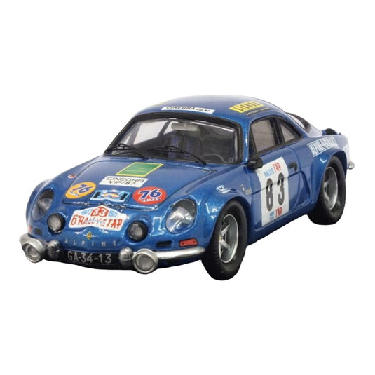 Alpineアルピーヌ A110 Renaultルノー 1972 Rally Portugal ポルトガルラリー Marques Arnaud / Trofeu 1/43 ミニカー