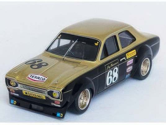 FORD ENGLAND ESCORT MKI No.68 ホッケンハイム 1972 JORG OBERMOSER ゴールド/ブラック/ Trofeu 1/43 150台限定ミニカー