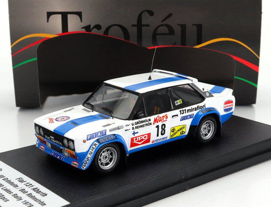 Fiatフィアット 131 Abarthアバルト 1979 night version No.18 4th Rally 1000 Lakes Ulf Gronholm  150台限定 / Trofeu 1/43 ミニカー