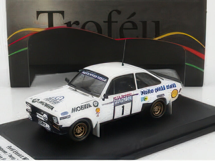 【予約】12月以降発売予定FORD ENGLAND エスコート MKII N 1 ラリー 1000湖 1982 アリ・バタネン テリー・ハリーマン ホワイト/ Trofeu 1/43 150台限定ミニカー