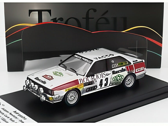 【予約】AUDI クワトロ (ナイトバージョン) N 43 ラリーモンテカルロ 1982 ジャック・パンシアティチ デマシー シルバーレッド/Trofeu 1/43ミニカー 150台限定