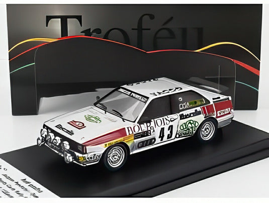 【予約】AUDI クワトロ (ナイトバージョン) N 43 ラリーモンテカルロ 1982 ジャック・パンシアティチ デマシー シルバーレッド/Trofeu 1/43ミニカー 150台限定