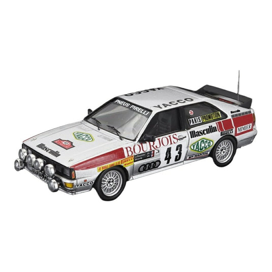 Audiアウディ QUATTROクワトロ 1982 night version No.43 RALLYラリー MONTECARLOモンテカルロ JACQUES PANC 150台限定 / Trofeu 1/43 ミニカー