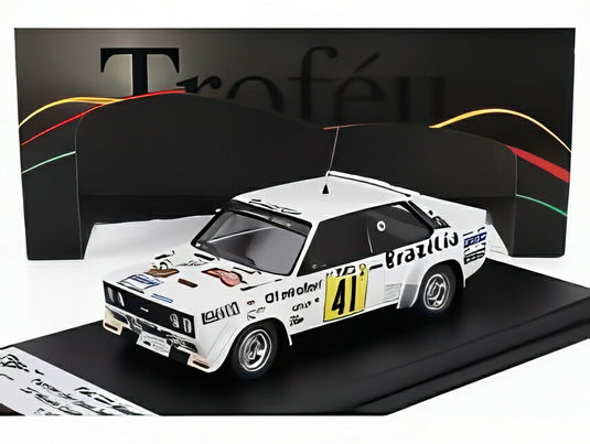 FIAT 131 アバルト ナイトバージョン N 1 パトリック リエール ジャン ロベール コルテー ラリー モンテカルロ 1978 ホワイト/ Trofeu 1/43 150台限定ミニカー