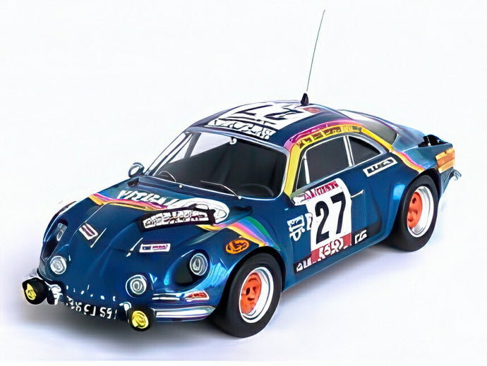 【予約】2026年発売予定RENAULT ALPINE A110 クーペ ナイトver N27 1980年 ツール・ド・コルス B.フォンテーヌ M.ゴーリ ブルー/ Trofeu 1/43 150台限定ミニカー