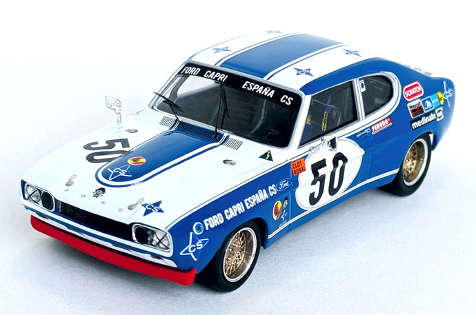 【予約】2026年発売予定FORD ENGLAND CAPRI 2600 RS N50 ルマン24時間テスト 1974 フランシスコトレデメール ブルーホワイト/ Trofeu 1/43 モデルキットプラモデル