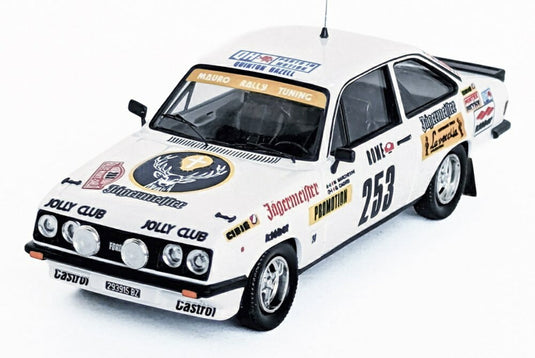 【予約】2026年発売予定FORD エスコート RS 2000 (ナイトバージョン) #253 ラリーモンテカルロ 1980 マルケジーニ/カオルシ ホワイト 150台限定/ Trofeu 1/43 ミニカー