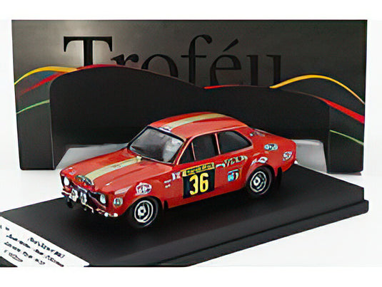 FORD ENGLAND  ESCORT MKI (night version) N 36 RALLY SANREMO 1970 DAVID SUTTON  PETER O'GORMAN  RED/Trofeu 1/43ミニカー