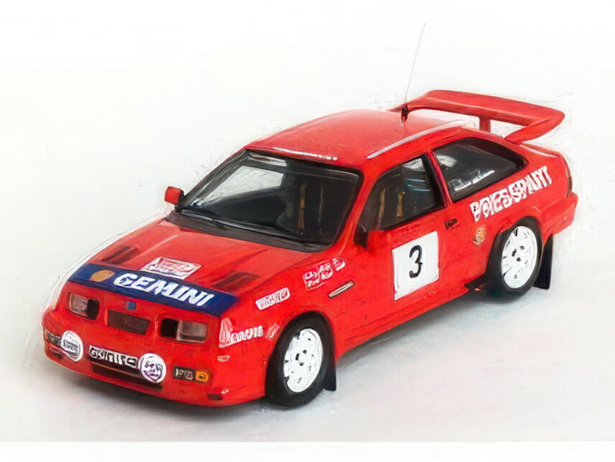 【予約】12月以降発売予定FORD ENGLAND シエラ RS コスワース N 3 ウィナー ラリー フォレストステージズ 1989 コリン・マクレー デレック・リンガー レッド/ Trofeu 1/43 150台限定ミニカー