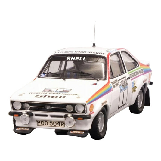Fordフォード Escortエスコート Mk2 No.1 RACラリー 1976 Makinen/Lliddon ホワイト / TROFEU 1/43 ミニカー