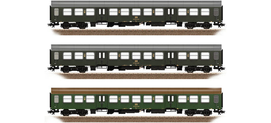 HOゲージ 鉄道模型 客車 Trix トリックス DR Passenger Car Set Era IV DC
