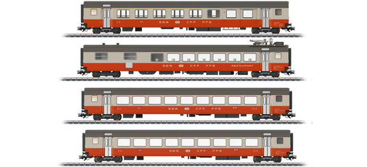 HOゲージ 鉄道模型 Trix SBB CFF FFS Swiss Express 客車セット Era IV DC