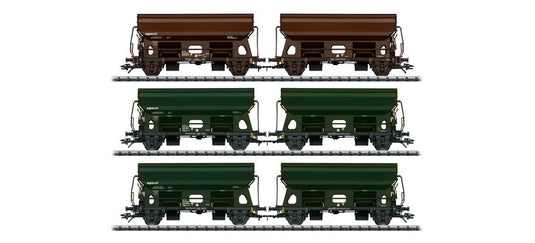 HOゲージ 鉄道模型 Trix CD Tds ホッパー貨車セット Era VI DC