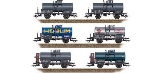 HOゲージ 鉄道模型 貨車 Trix トリックス DB tank car set DC