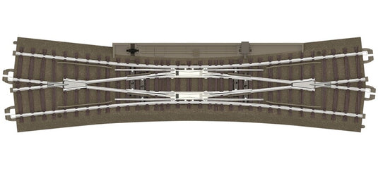 HOゲージ 鉄道模型 Trix Slim C Track DKW 12deg DC