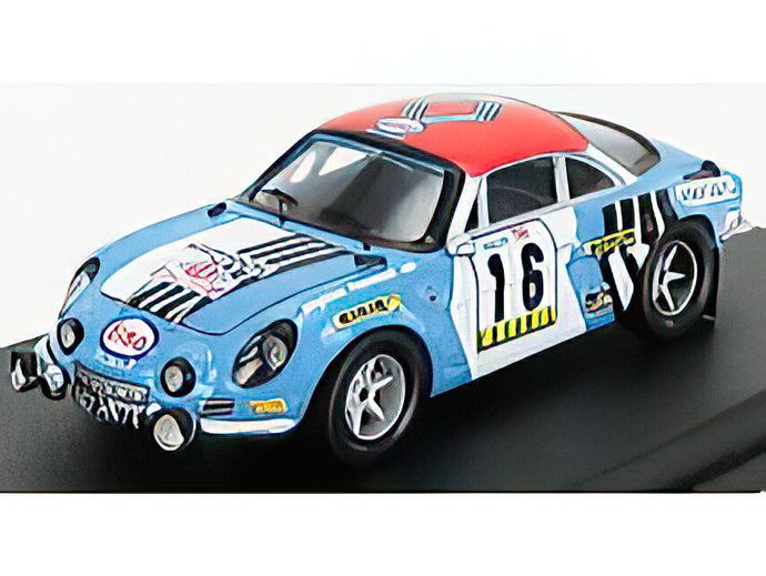 【予約】12月以降発売予定RENAULT ALPINE A110 N 16 RALLY TAP 1974 B.NEYRET E.VANONI LIGHT BLUE WHITE RED/Trofeu 1/43ミニカー 150台限定