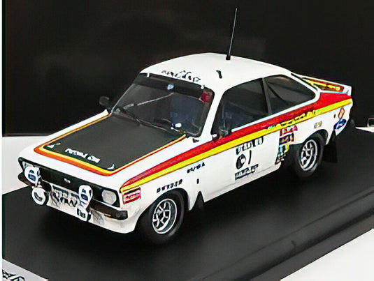 FORD ENGLAND  ESCORT MKII N 1 RALLY SOUTHERN CROSS 1976 T.MAKINEN  H.LIDDON  WHITE BLACK RED YELLOW/Trofeu 1/43ミニカー
