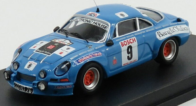 【予約】RENAULT ALPINE A110 N9 イープルラリー 1975 M.ヌスバウマー ジミー ブルー/ Trofeu 1/43 150台限定ミニカー