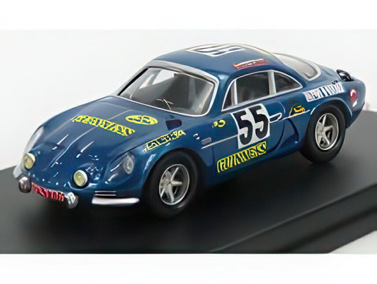 RENAULT アルピーヌ A110 55号車 クラス優勝 スパ1000km 1970 J.M.ジャックマン B.パレイエ ブルーメタリック/ Trofeu 1/43 150台限定ミニカー
